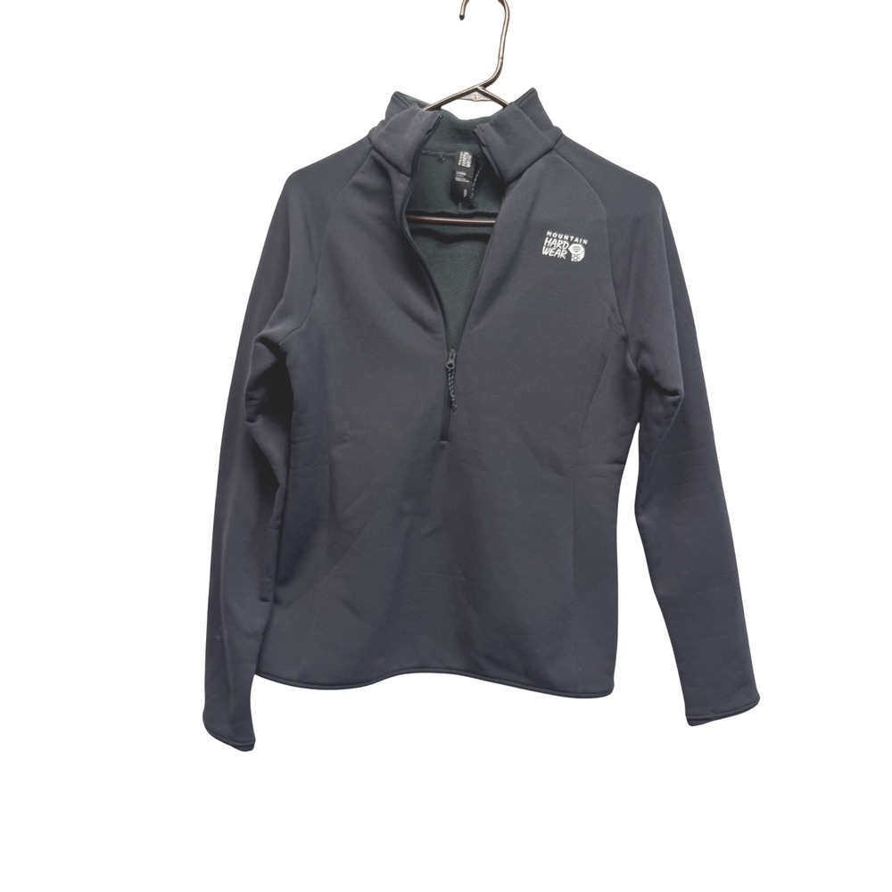 Mountain Hardwear Fleece‎ Pullover 1/4 Zip Small Gray Womens
